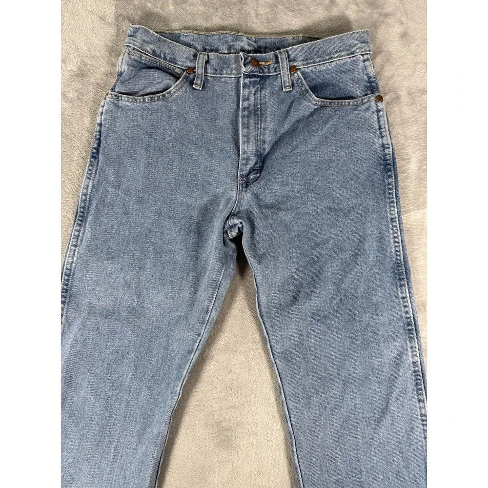 Wrangler Jeans Men's 30x32 Blue Denim Cowboy Cut Western Rodeo 1013MWZ